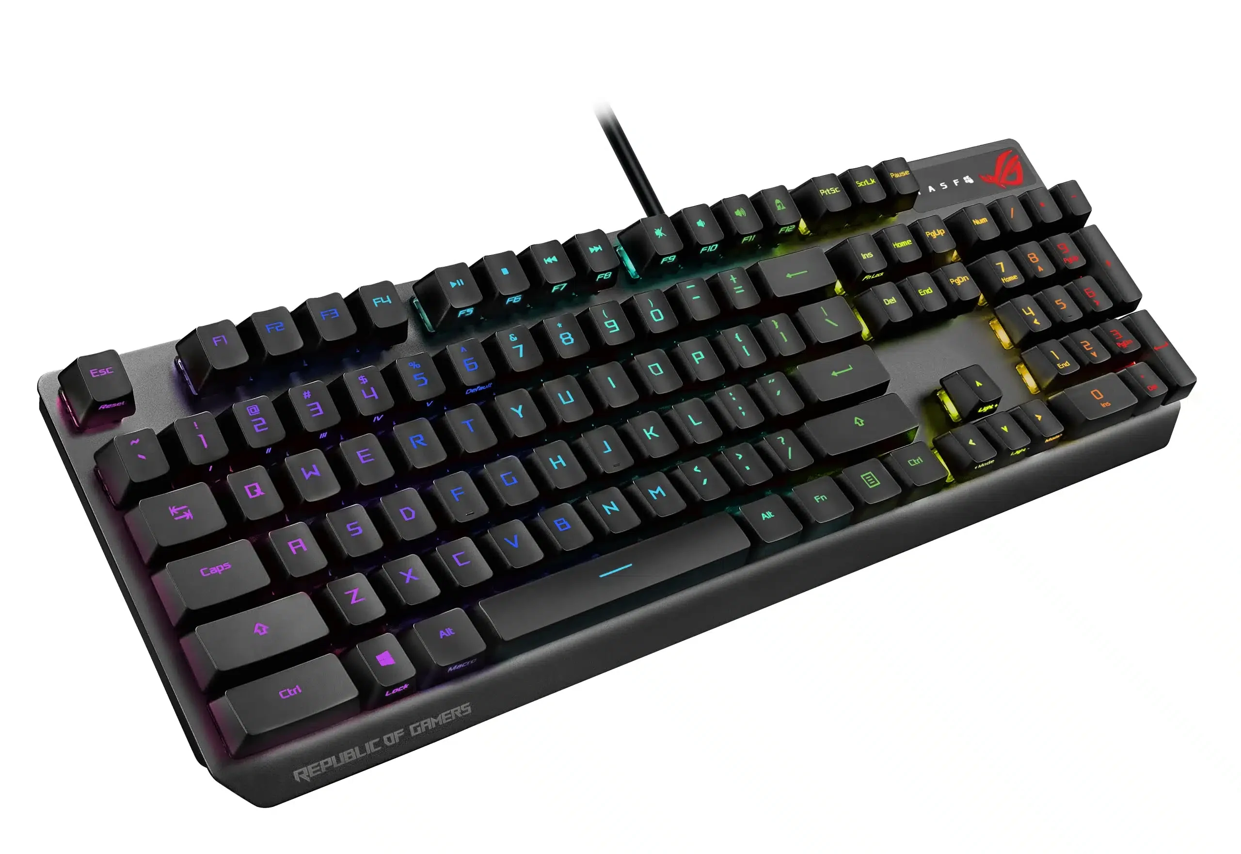 ASUS XA05 ROG STRIX SCOPE RX/RD/RU RGB GAMING MECHANICAL KEYBOARD BACKLIGHT ROG NX RED US/RU