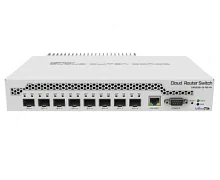 CRS309-1G-8S+IN Коммутатор Cloud Router Switch Mikrotik 1x10/100/1000Мбит/с RJ45, 8xSFP+, RAM 512 MB, Flash 16 MB, SwOS / RouterOS (Dual boot) L5 шт