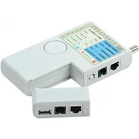 WH3468 ITK Тестер для витой пары 4в1 RJ45/RJ11/BNC/USB с элементом питания шт