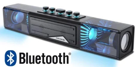 Microlab Soundbar MS213C 5W*2 LED, Bluetooth 5.0, microSD,3.5mm Line in, USB, 12V adapter