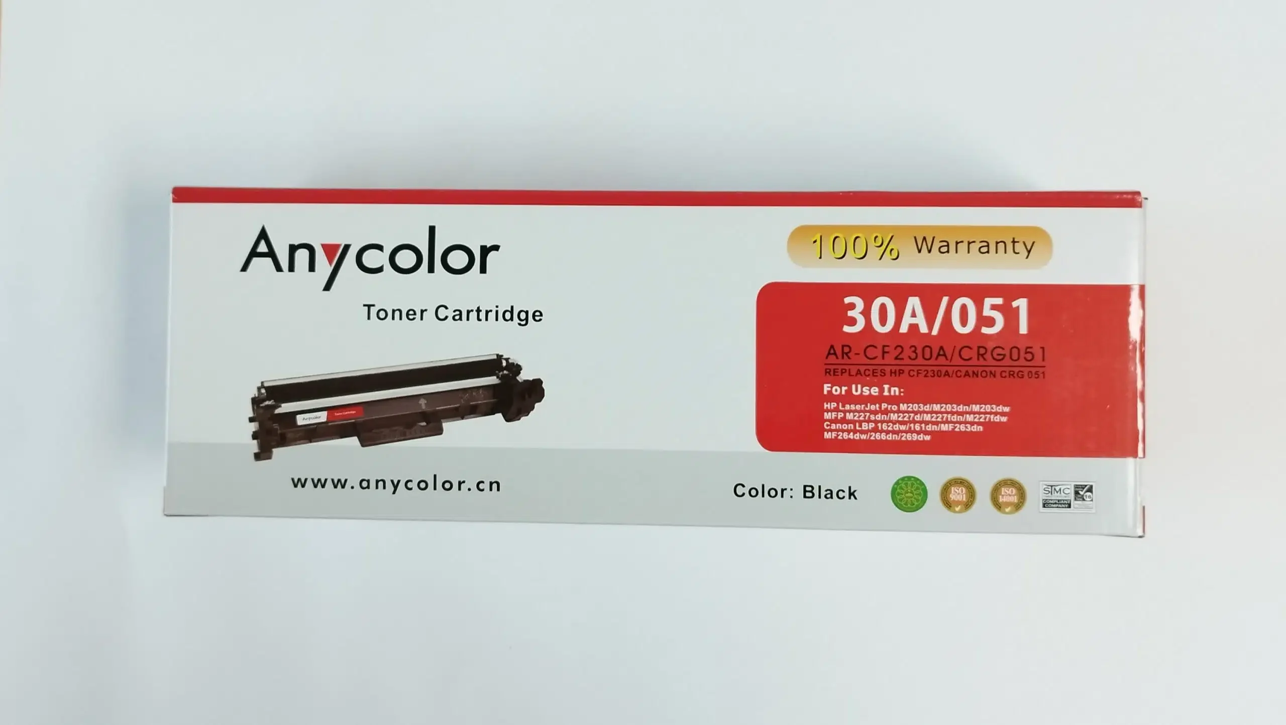 Картридж HP CF230A/Canon 051 универсал Anycolor