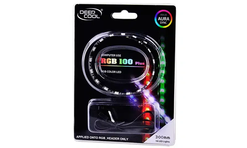 DEEPCOOL RGB 100 PLUS LED STRIPE 300mm 18 LED 12V SYNC