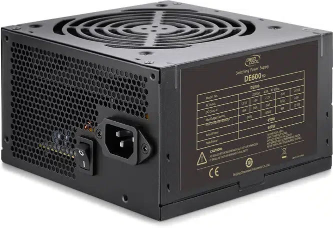 Power Unit DEEPCOOL DE600 V2 600W (450W) 230V 120mm PWM FAN/CB,EAC