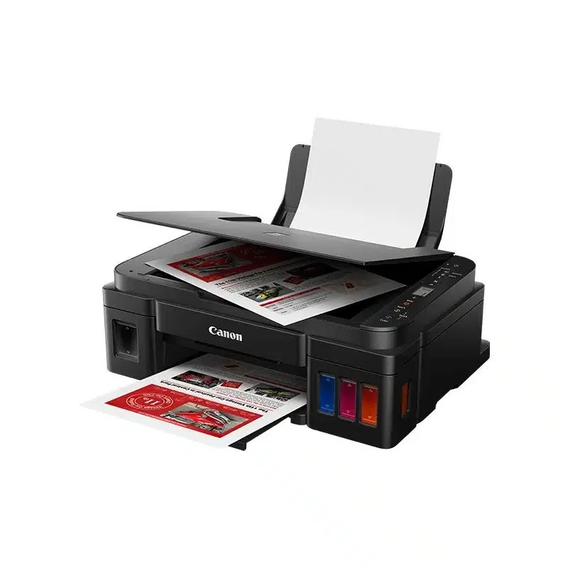 МФУ струйное Canon Pixma G2010 (А4, СНПЧ, printer, scaner, copier, 8.8/5 ppm, 4800x1200dpi, 600x1200 scaner, 64-105g/m2, LCD, 4-х цветное)
