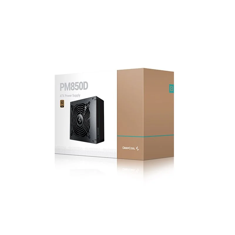 Power Unit DEEPCOOL PN850M 850W 80 PLUS GOLD certified 100-240V/ATX12V 3.1 & SSI EPS 12V Black flat