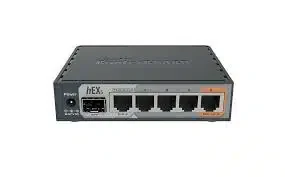 Роутер MikroTik hEX S RB760iGS (5xLAN, 1Gb/s, 1xSFP, MicroSD, USB PoE)