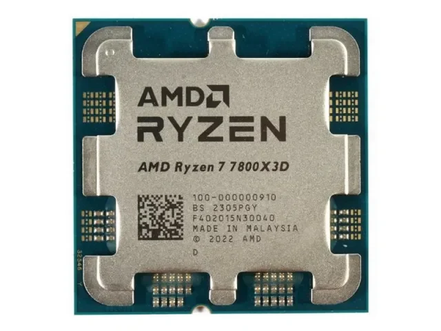 CPU AMD RYZEN 7 7800X3D (AM5, 8 Cores/16 Threads, 4.2–5.0GHz, 96MB Cache-L3 , AMD Radeon™ Graphics, TDP 120W)