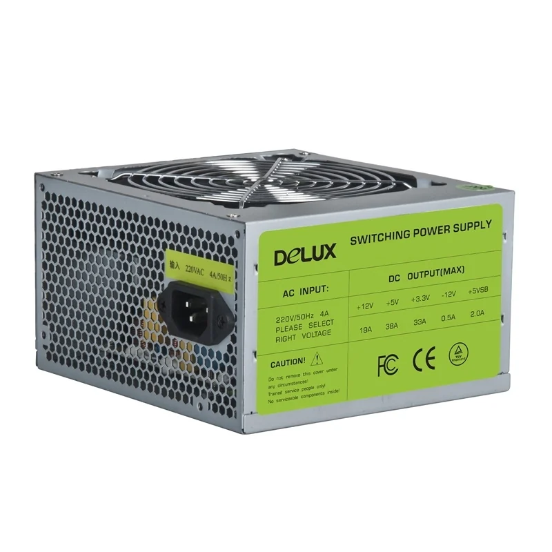 Power Unit DELUX DLP-30D 420W CE, 20+4PIN, 3*big 4PIN, 1*small 4PIN, 2*SATA, P4, 1*12CM fan
