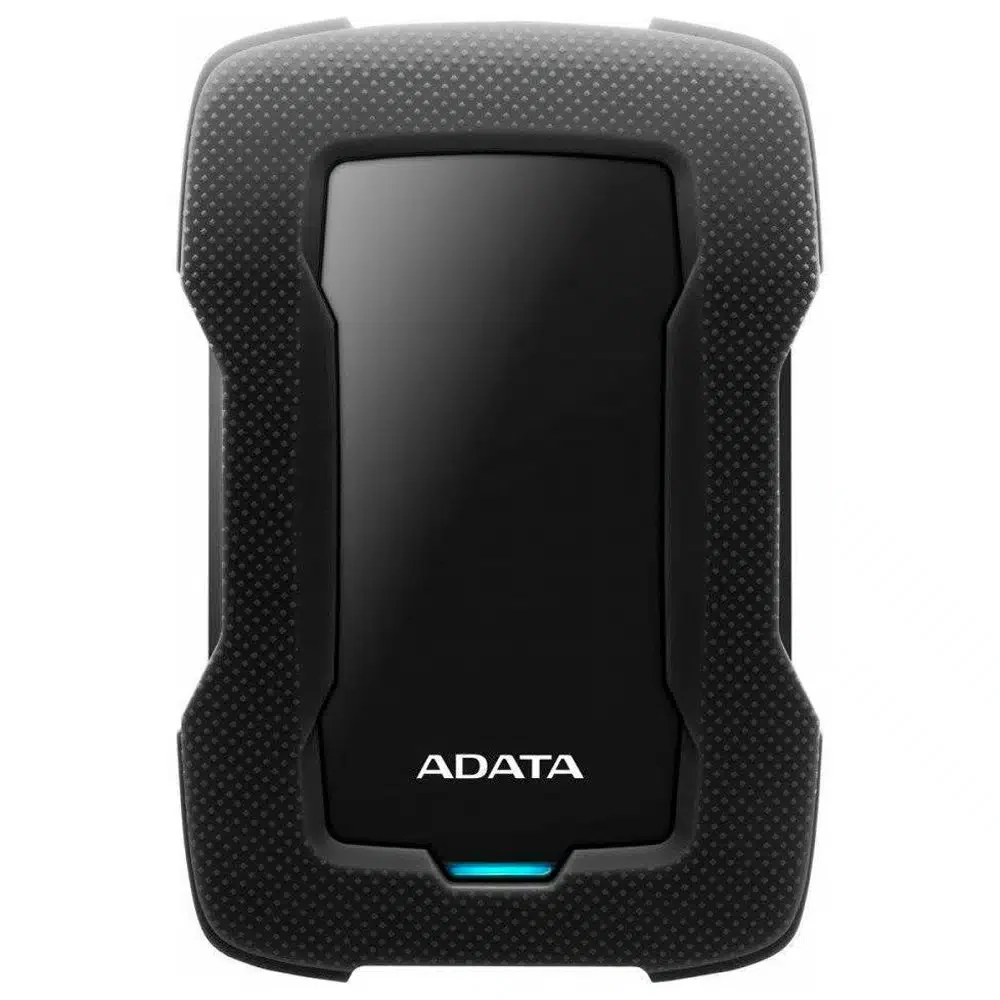 External HDD ADATA 1TB HD330 USB 3.2 Gen1 Read up:135Mb/s/Write up:125Mb/s Black