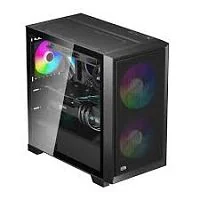 Корпус PC Cooler C3 D310 ARGB BK mATX 2xUSB 3.0, HDAudio, 3x2,5" SSD, 2x3,5" HDD, 2x120mm ARGB FAN, Tempered Glass, 406x220x410mm, Black