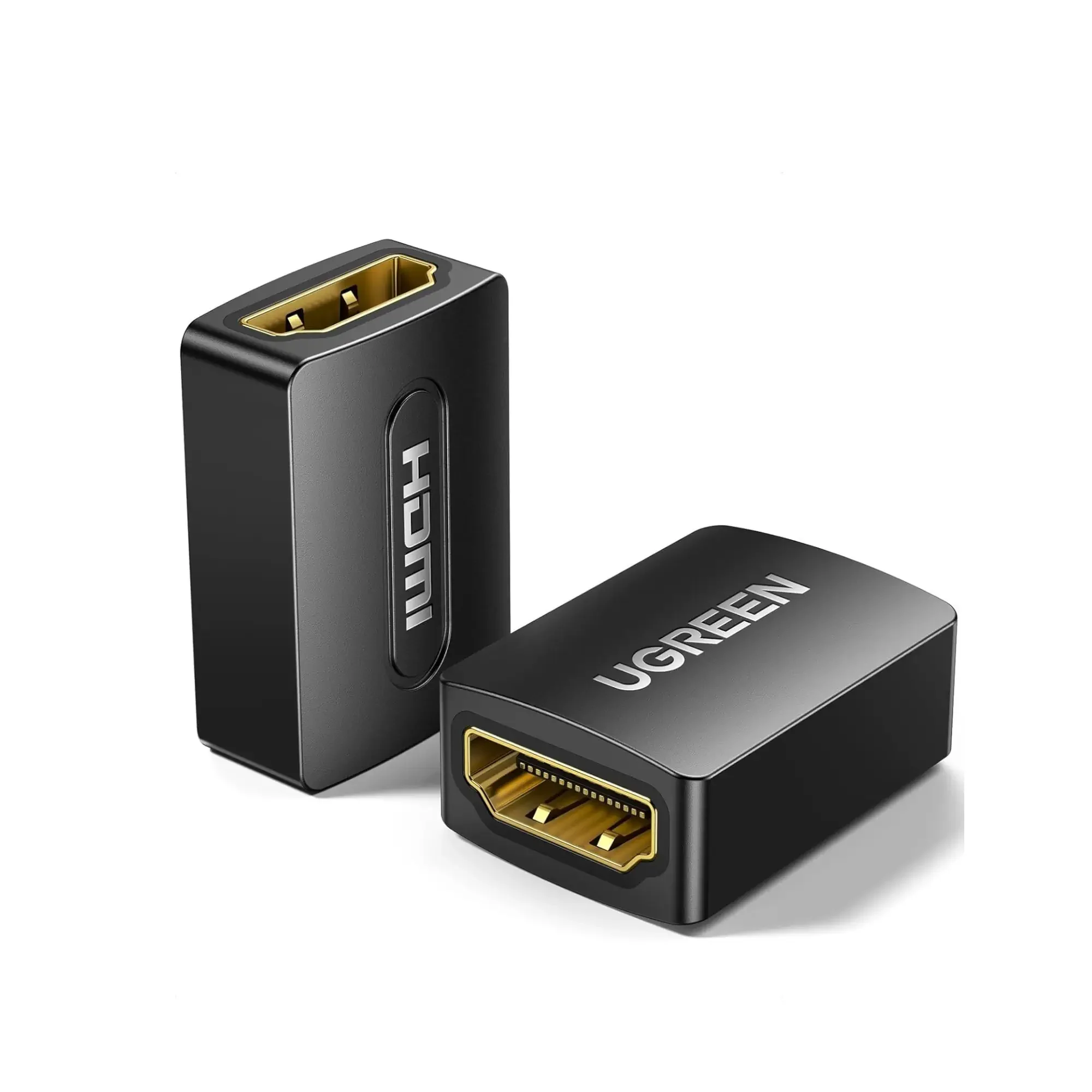 Переходник UGREEN HDMI мама - HDMI-мама (4K@60hz - до 3-х метров, 1080P - максимально по 10 м с каждого конца, черный) 20107