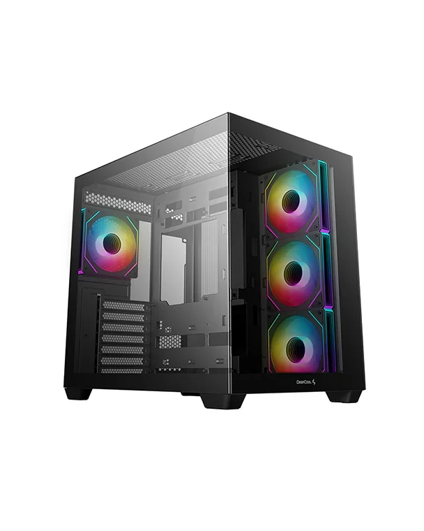 DEEPCOOL ATX CG530 4F w/o PSU USB3.0×2、USB2.0×1 Front, Type-С, 120mm*4 ARGB fans