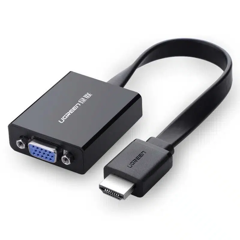 Конвертер сигнала UGREEN MM103 (HDMI to VGA/Black/0,25 м) 40248