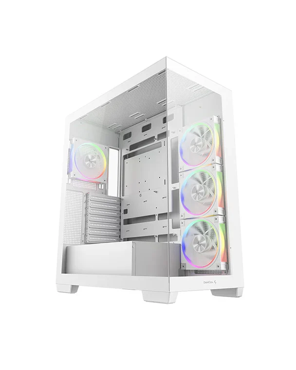 DEEPCOOL ATX CG580 4F V2 WH WHITE w/o PSU USB3.0×2 Front , Type-C + 120mm*3 fans