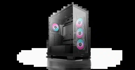 DEEPCOOL ATX CG580 4F w/o PSU USB3.0×2 Front , Type-C + 120mm*3 fans
