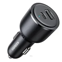 Зарядное устройство UGREEN EC701 EC701 dual port, USB Type-A & USB Type-C, 3A, plastic, black 35023