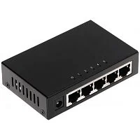 Коммутатор сетевой DAHUA DH-PFS3005-5GT-L (5x10/100/1000Mb/s)