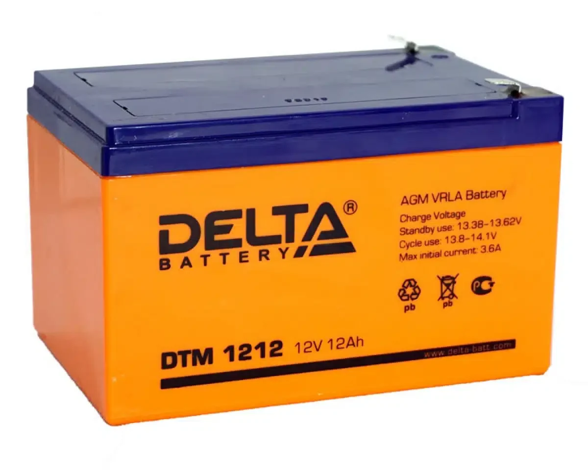 Аккумулятор Delta DTM1212 12V 12Ah (151*98*101mm)