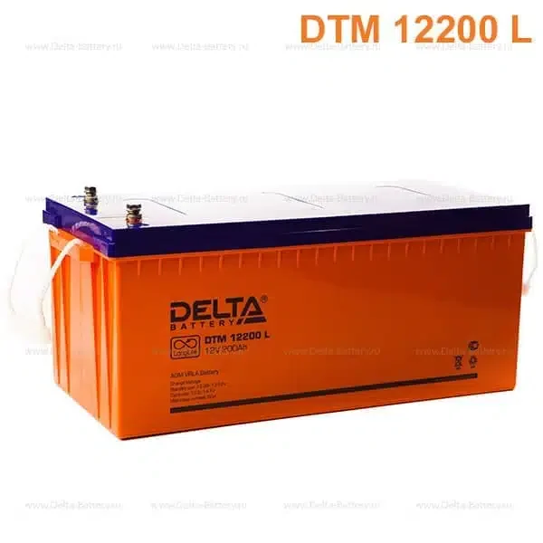 Аккумулятор Delta DTM12200L 12V 200Ah (522*238*223mm)
