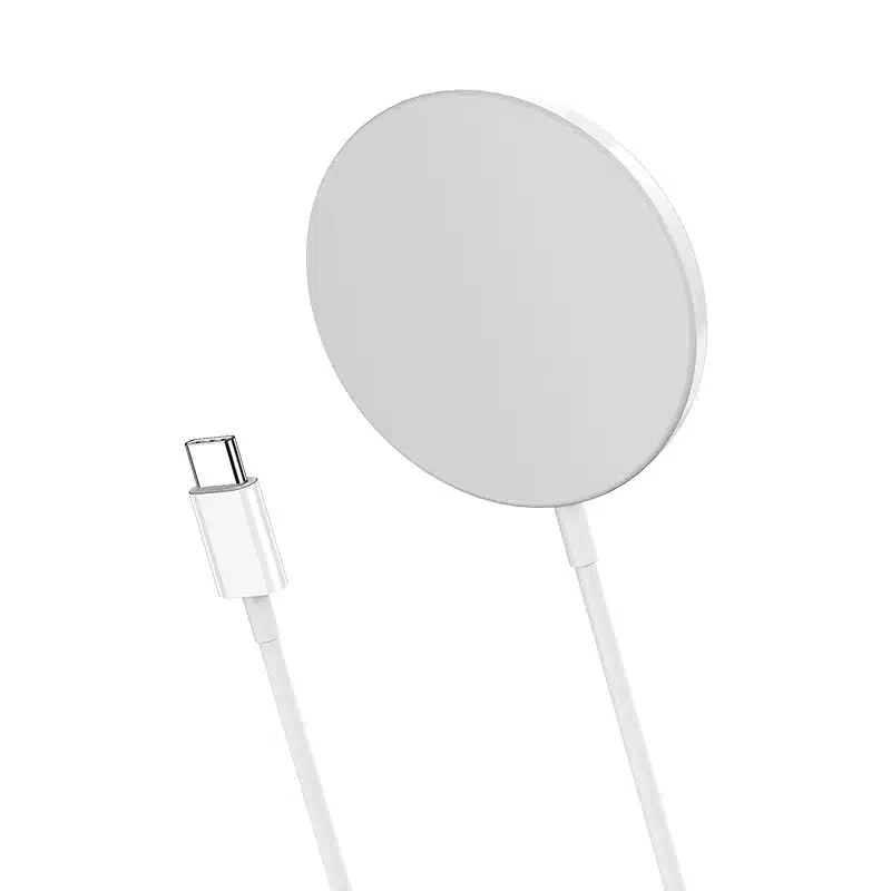 Зарядное беспроводное устройство HOCO CW29 Magnetic, white 1m