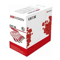 Кабель UTP CAT5e HIKVISION DS-1LN5EUEC0 (305m, 4х2х0.45, PVC, Fca) внутренний серый