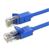 Патчкорд UTP Cat 6, 2м, неэкранированный, голубой UGREEN NW102 11202