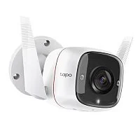 Wi-Fi камера TP-LINK Tapo C310 (3MP/3,8mm/2304x1296/H.265/IR 30m/Speaker/Mic/mSD 128Gb/IP 66/датчик движения)