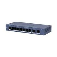 Коммутатор сетевой PoE DAHUA DH-S3006-4ET-45 (2xUpLink 1Gb/s, 4xPoE 1Gb/s, 12 Gbps) 45W