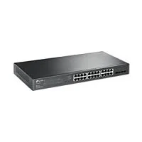 Коммутатор сетевой PoE TP-LINK JetStream SG2428P(UN) (4xSFP 1Gb/s, 24xPoE 1Gb/s, 56Gb/s) 250W