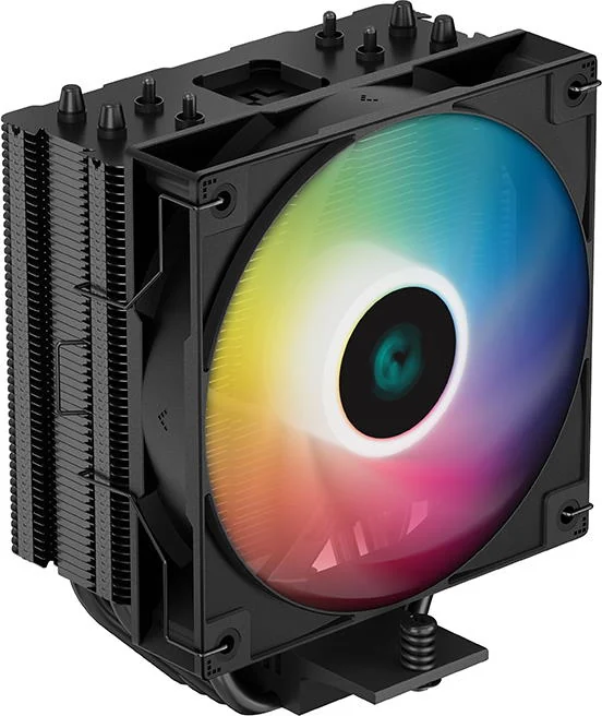 CPU cooler DEEPCOOL AG400 V2 BK ARGB LGA115*/1700/1200/AMD 120mm PWM fan,300-1850rpm,4HP