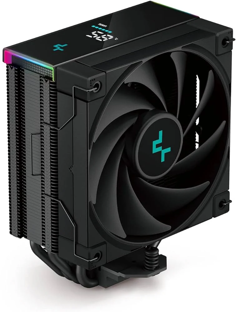 CPU cooler DEEPCOOL AK400 DIG. LGA1700/1200/115*/AMD 120mm Black PWM FDB fan,500-1850rpm,4HP