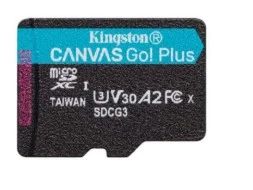 Micro Secure Digital Card (Trans Flash) 128GB HC10 KINGSTON Canvas Go Plus G4 200R V30