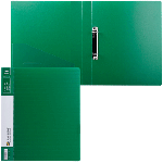  Папка на 2х и 4х - кольцах (A4,Зеленый) средней плотности