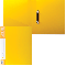 Папка на 2х и 4х - кольцах (A4, Желтый) средней плотности