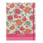 Дневник для 1-4 класса, твердая обложка "Разноцветные пионы"